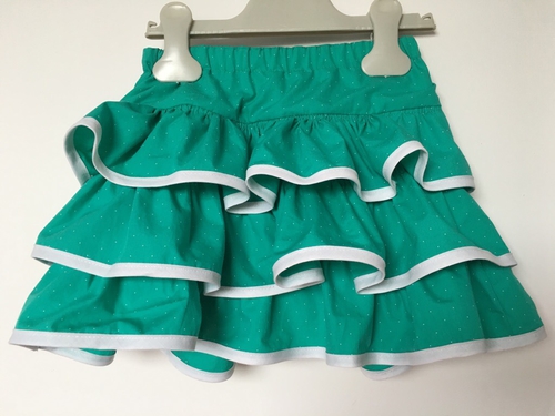 Jupe Blanche Femme LOIS à Volants - 100% Coton - Neuf Avec étiquettes